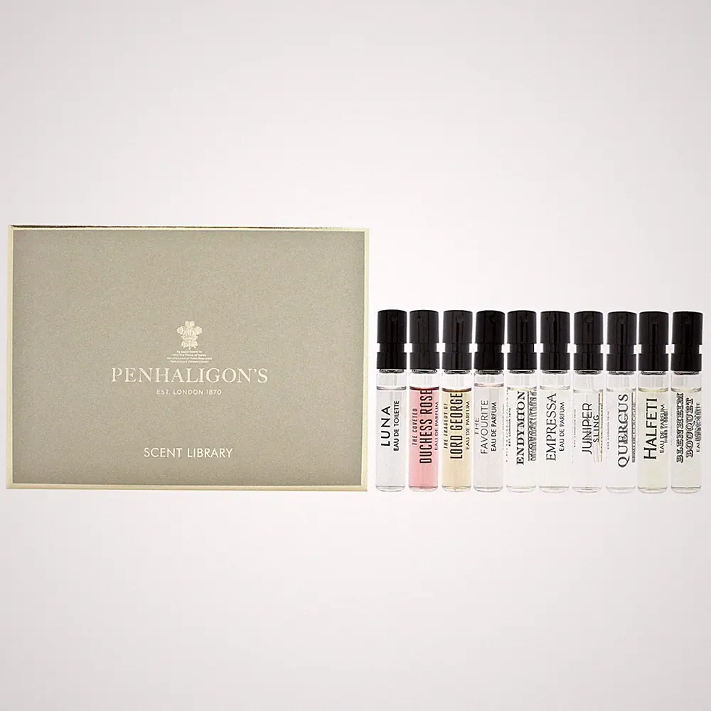 Penhaligons Scent Library Set for Unisex - 10 Pc Mini Gift Set 0.07oz Empressa